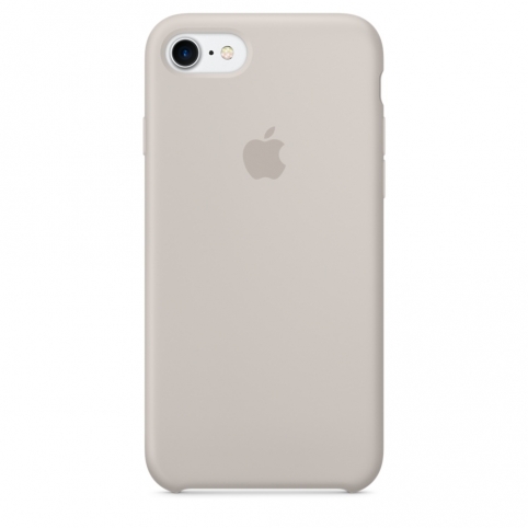 Силиконовый чехол для iPhone 7, бежевый цвет
