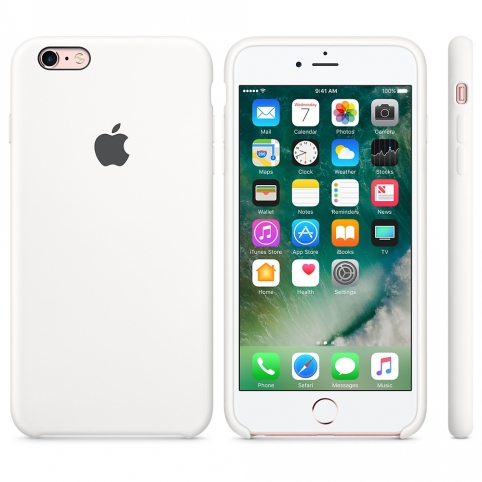 Силиконовый чехол для iPhone 6/6s, белый цвет
