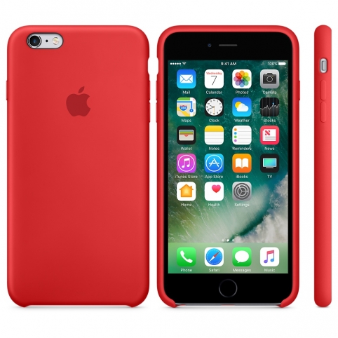 Силиконовый чехол для iPhone 6/6s, (PRODUCT)RED
