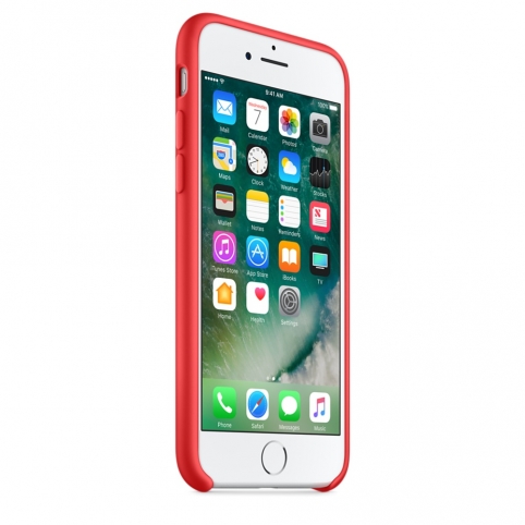 Силиконовый чехол для iPhone 7, (PRODUCT)RED