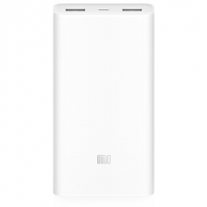 Внешний аккумулятор Xiaomi Mi Power Bank 2 20000 mAh, белый