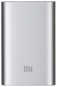 Портативное зарядное устройство Xiaomi Mi Power Bank 10000 мАч (серебристый)