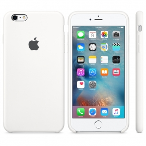 Силиконовый чехол для iPhone 6 Plus/6s Plus, белый цвет
