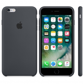 Силиконовый чехол для iPhone 6/6s, угольно-серый цвет
